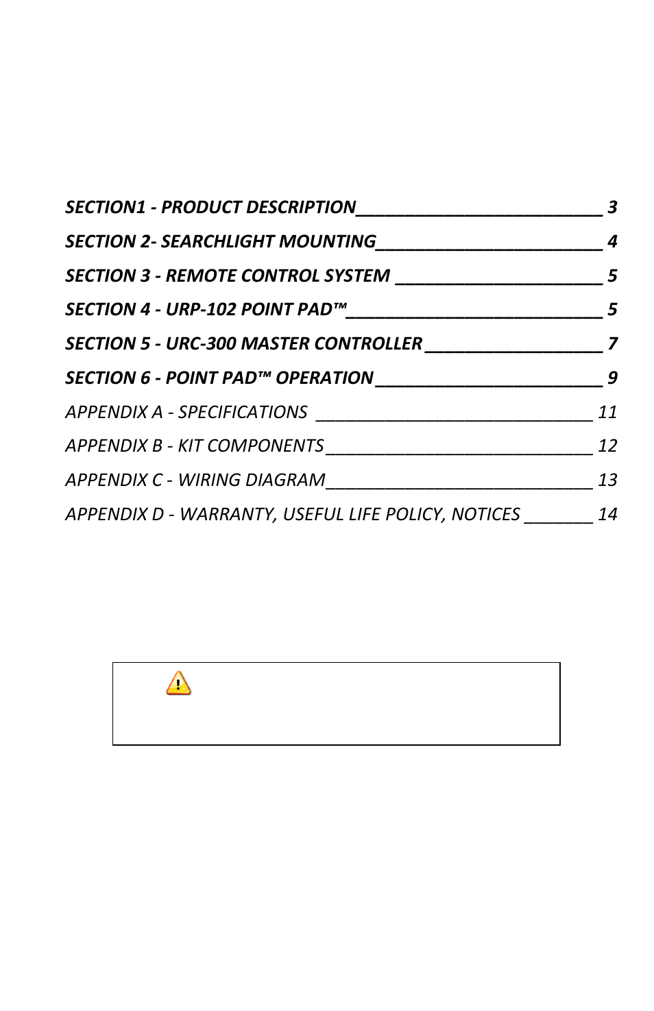 ACR Electronics 1933 User Manual | Page 3 / 16