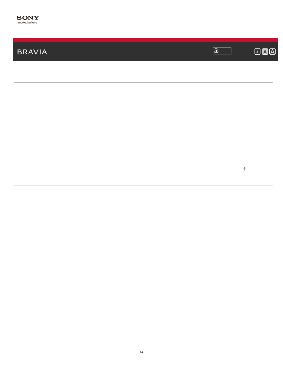 List of contents | Sony KDL-65S990A User Manual | Page 14 / 247