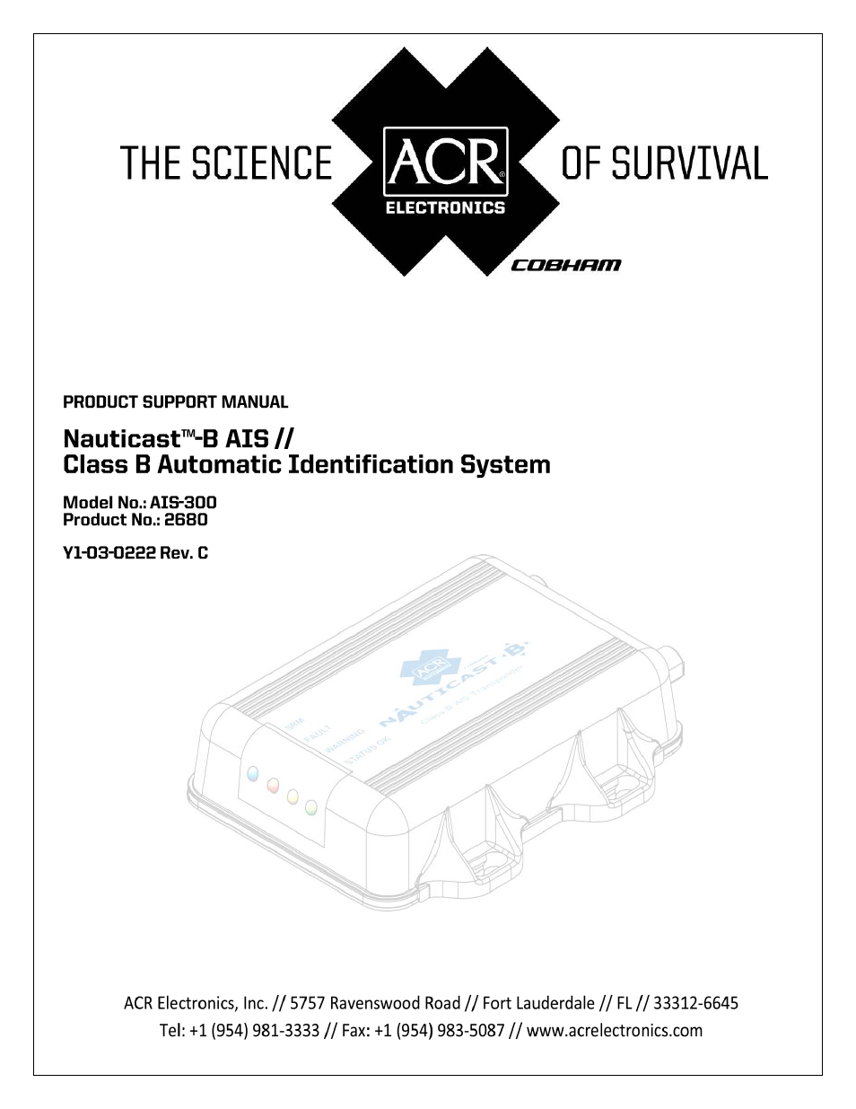 ACR Electronics Nauticast Y1-03-0222 User Manual | 32 pages