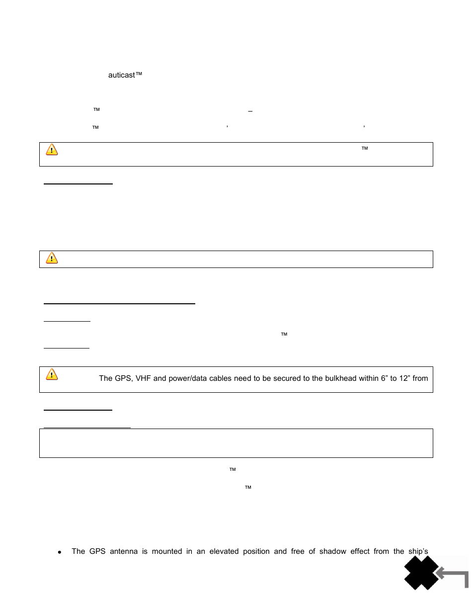 ACR Electronics Nauticast Y1-03-0222 User Manual | Page 19 / 32