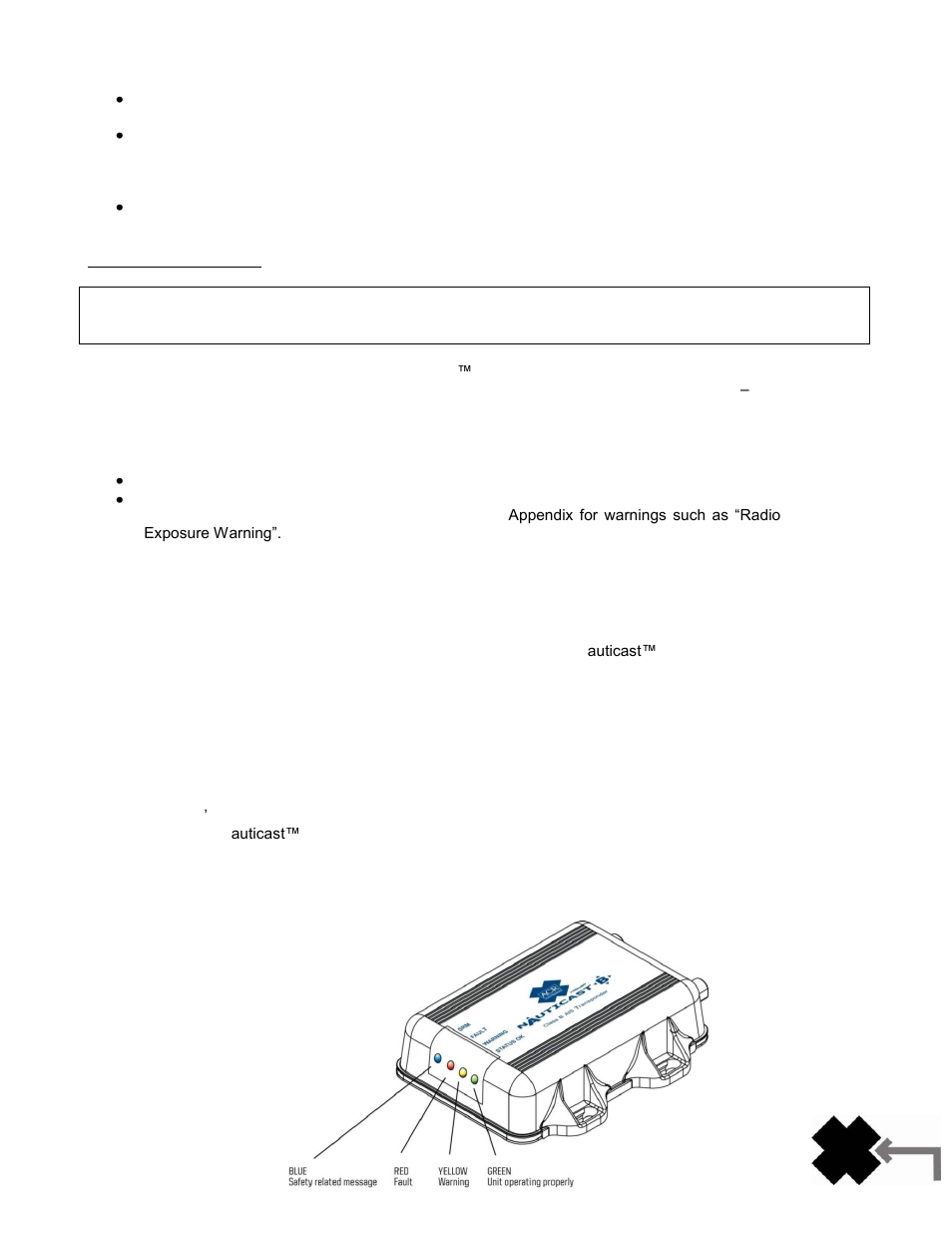 ACR Electronics Nauticast Y1-03-0222 User Manual | Page 20 / 32