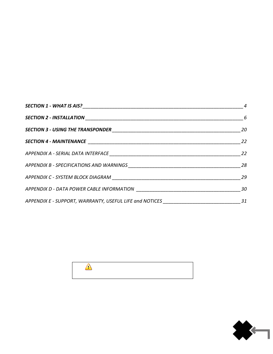 ACR Electronics Nauticast Y1-03-0222 User Manual | Page 3 / 32