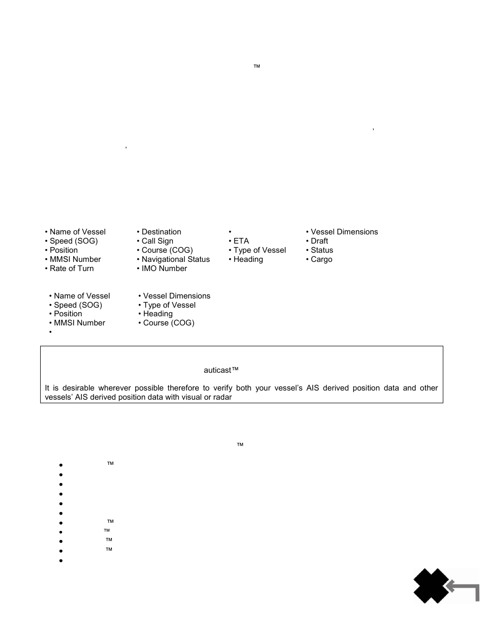 ACR Electronics Nauticast Y1-03-0222 User Manual | Page 6 / 32