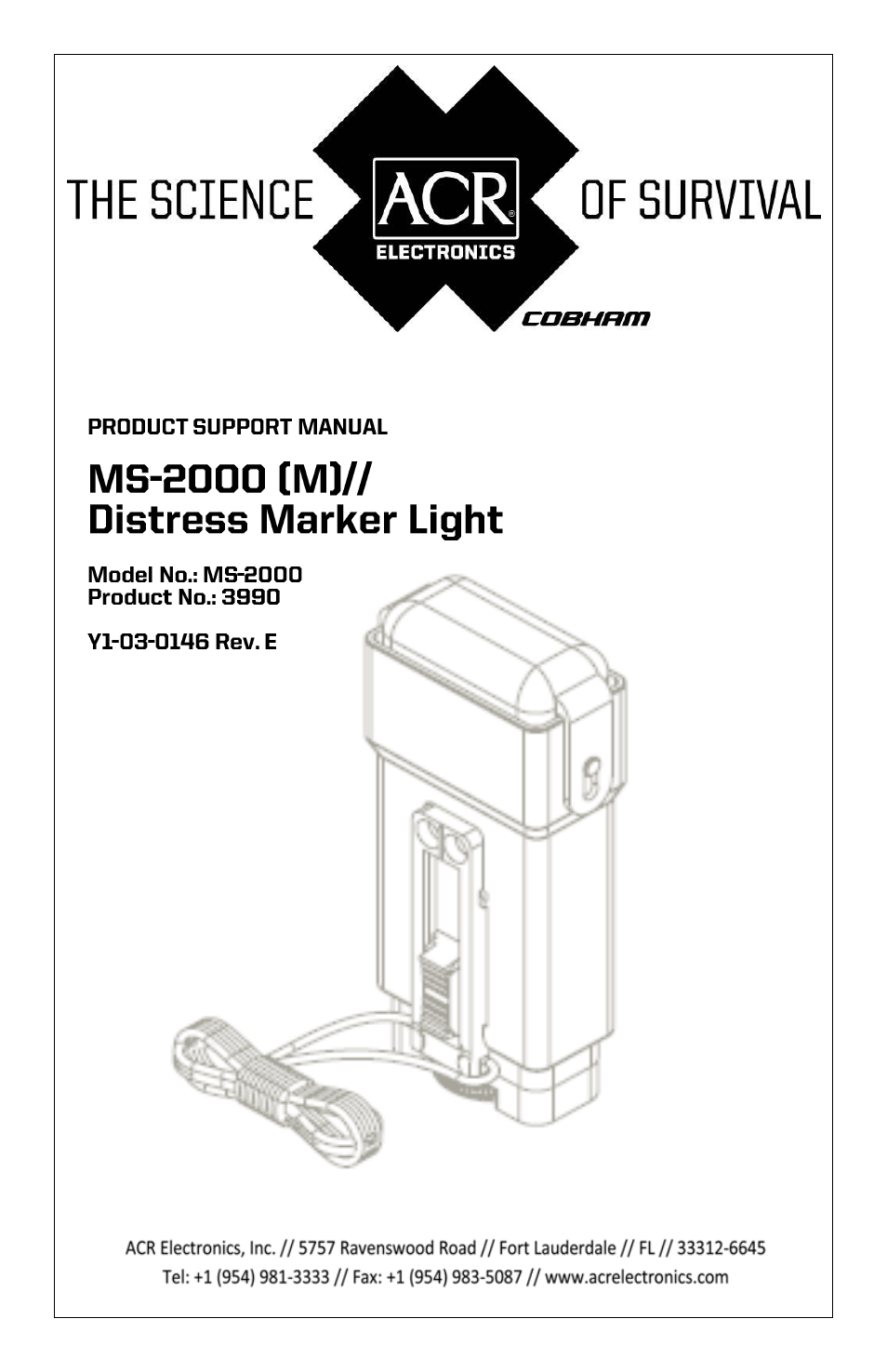 ACR Electronics MS-2000(M) User Manual | 12 pages