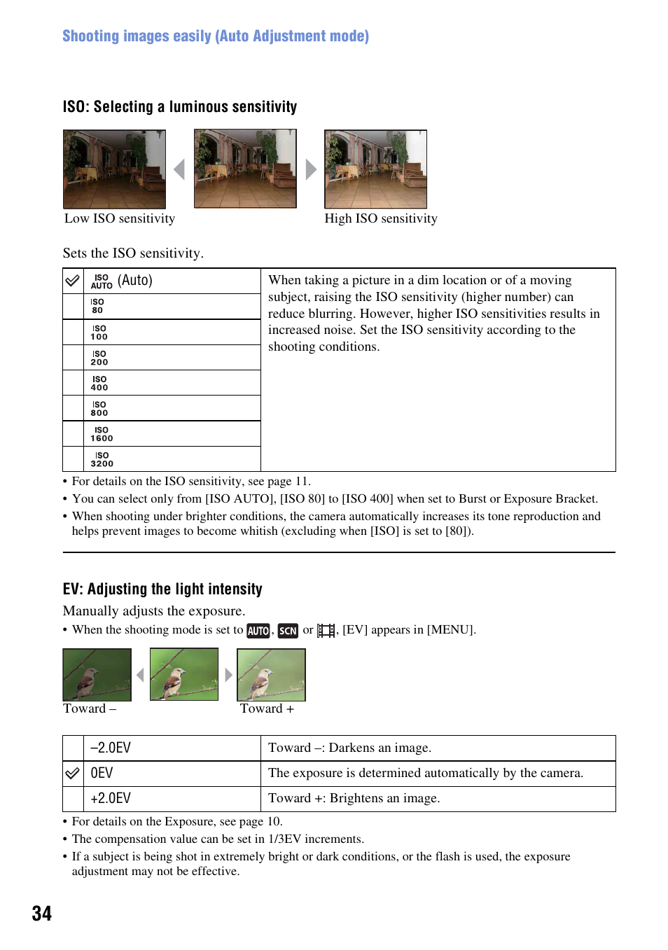 Sony DSC-T200 User Manual | Page 34 / 131