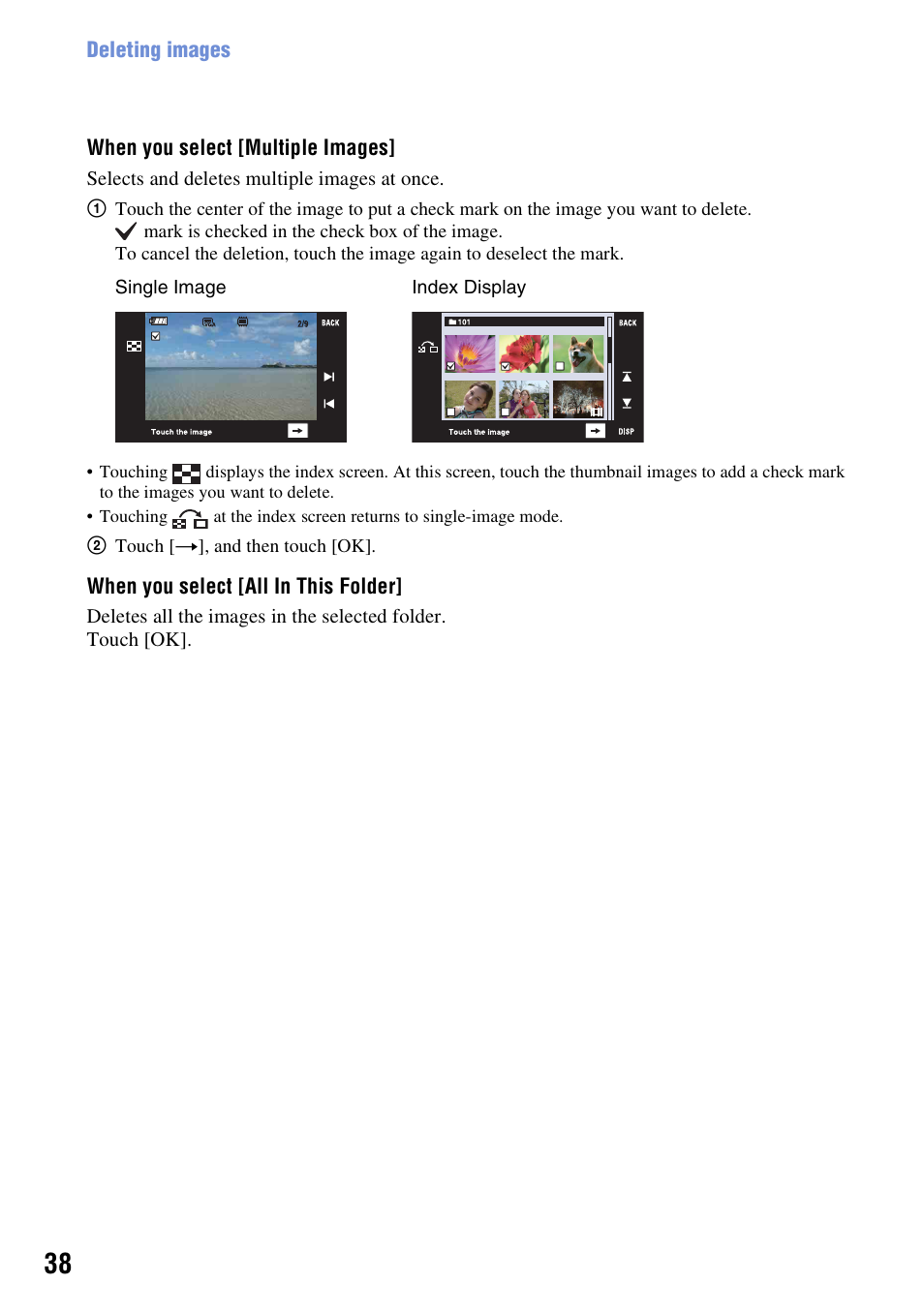 Sony DSC-T200 User Manual | Page 38 / 131