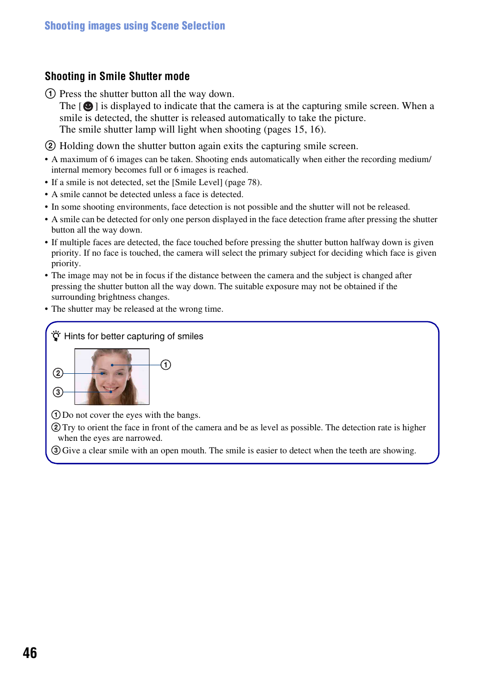 Sony DSC-T200 User Manual | Page 46 / 131