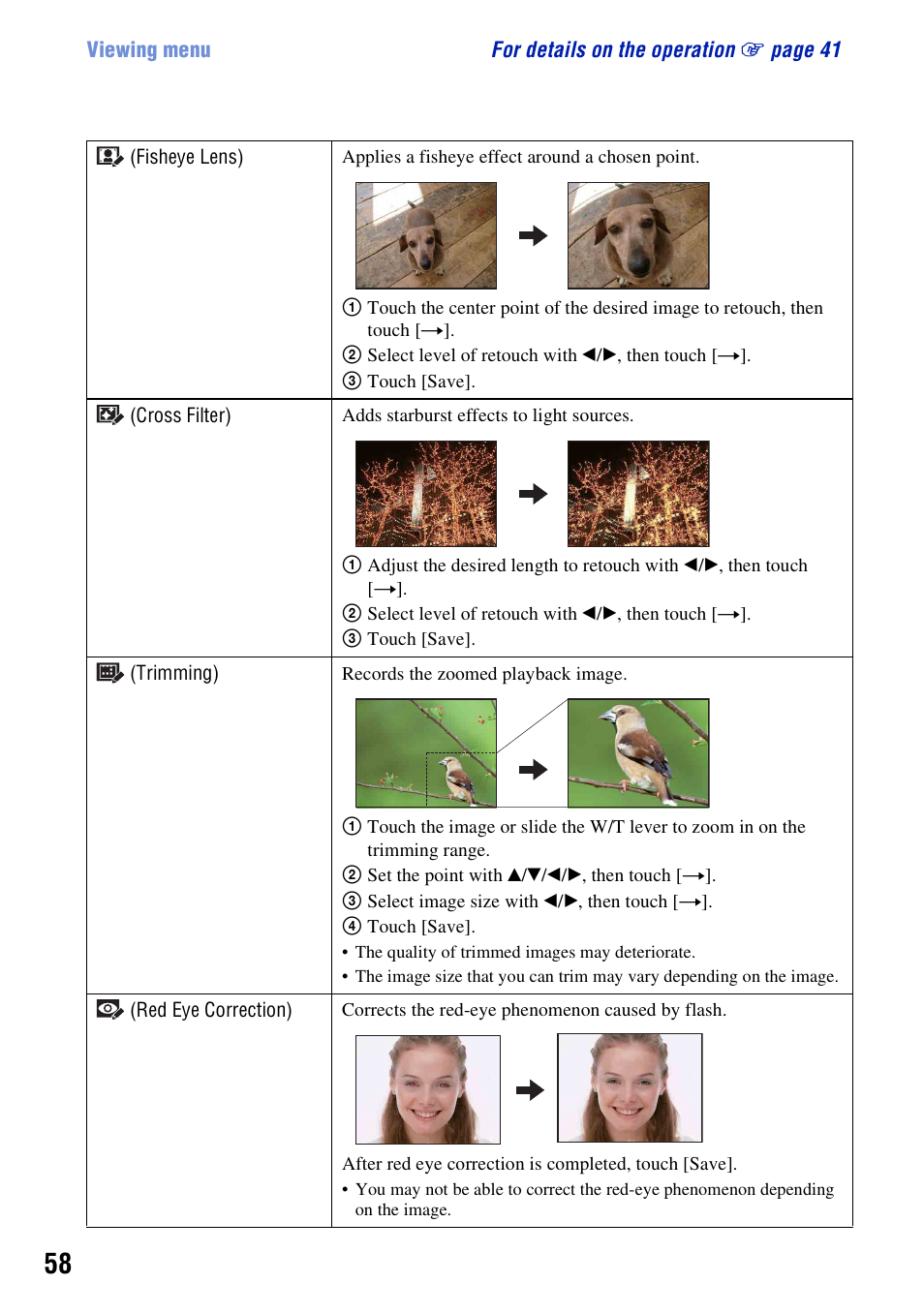 Sony DSC-T200 User Manual | Page 58 / 131