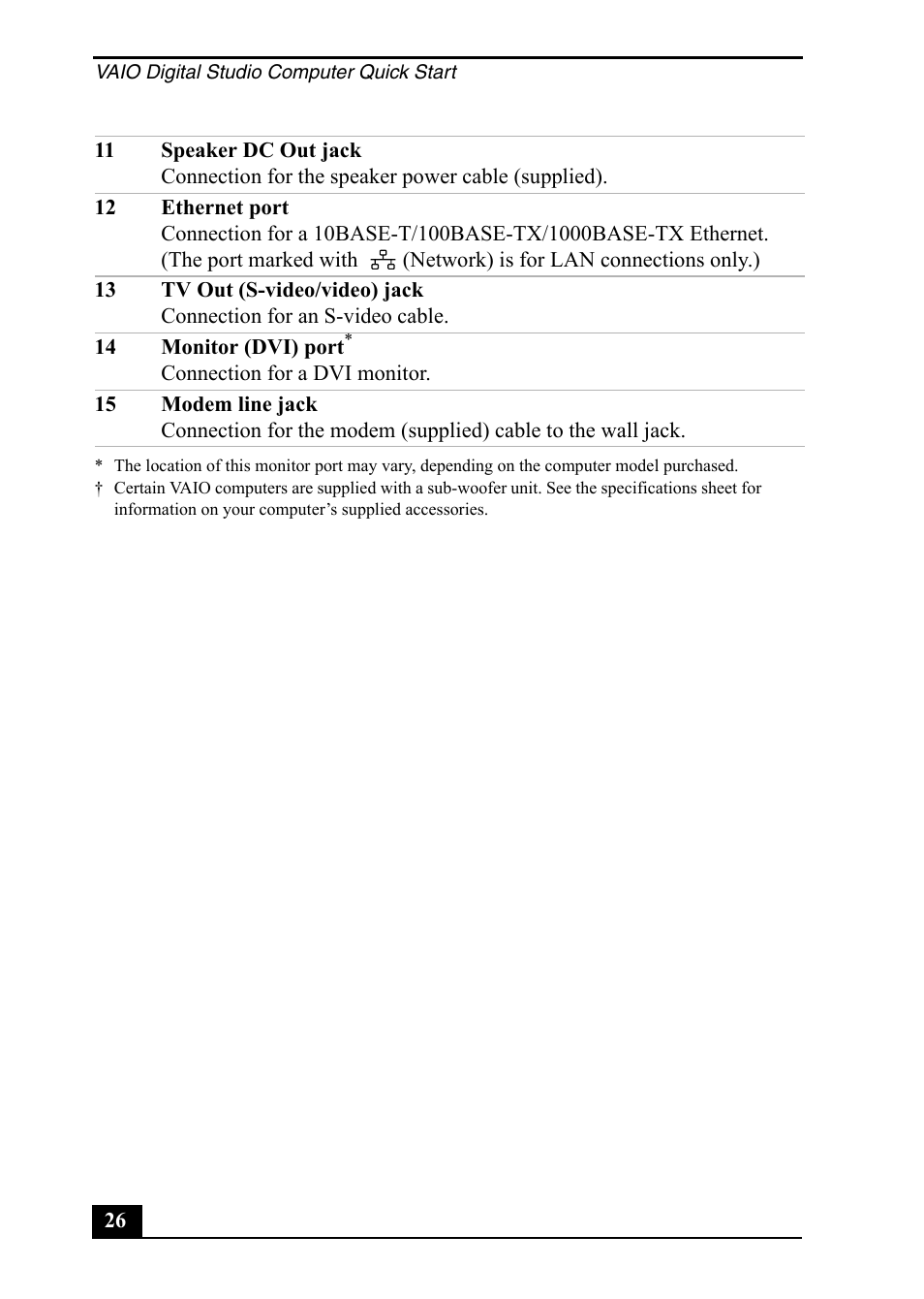 Sony PCV-RZ50C User Manual | Page 26 / 92