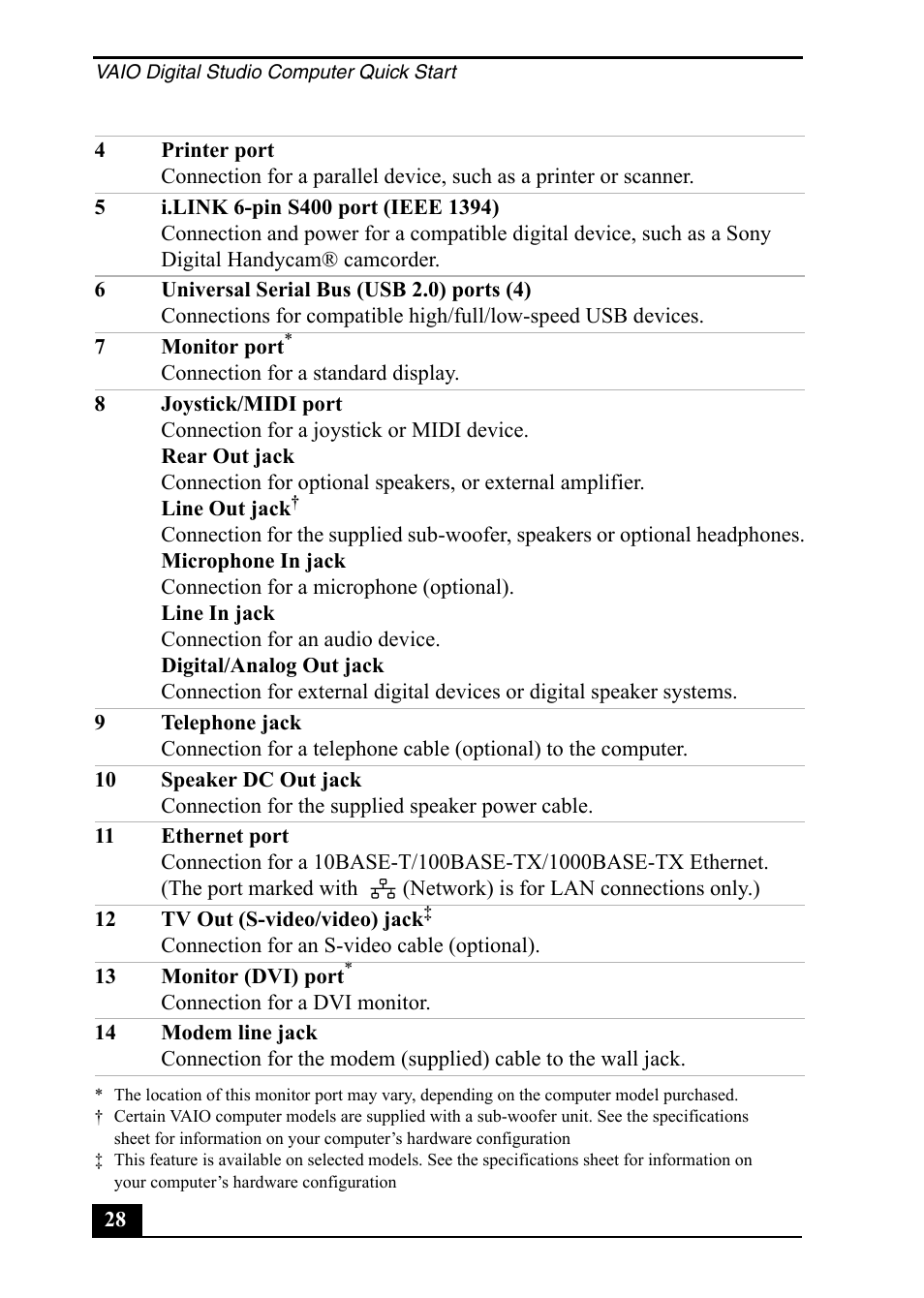 Sony PCV-RZ50C User Manual | Page 28 / 92