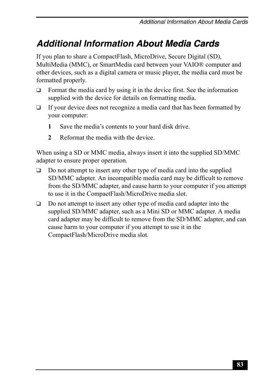 Sony PCV-RZ50C User Manual | Page 83 / 92