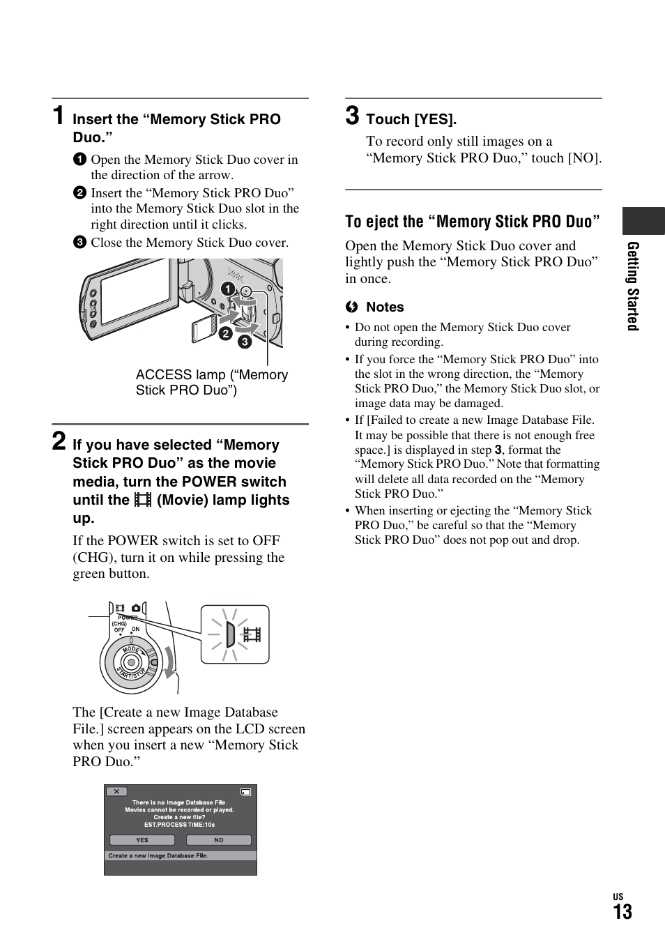 P. 13 | Sony HDR-SR11 User Manual | Page 13 / 72