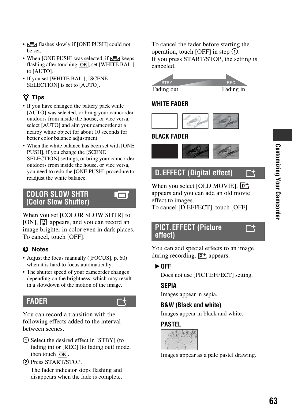 Sony HXR-MC1 User Manual | Page 63 / 96