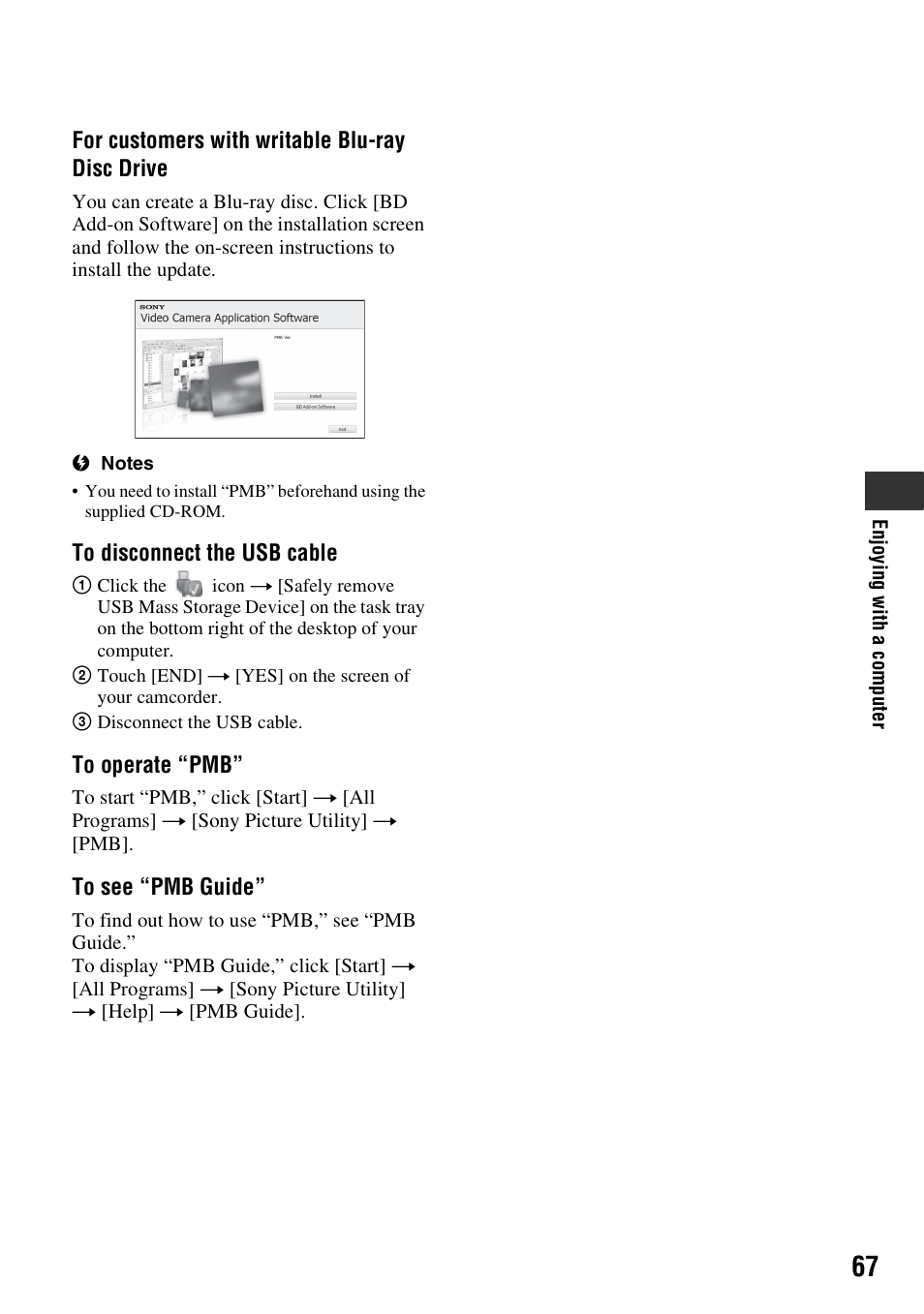 Guide (p. 67) | Sony HXR-MC1 User Manual | Page 67 / 96
