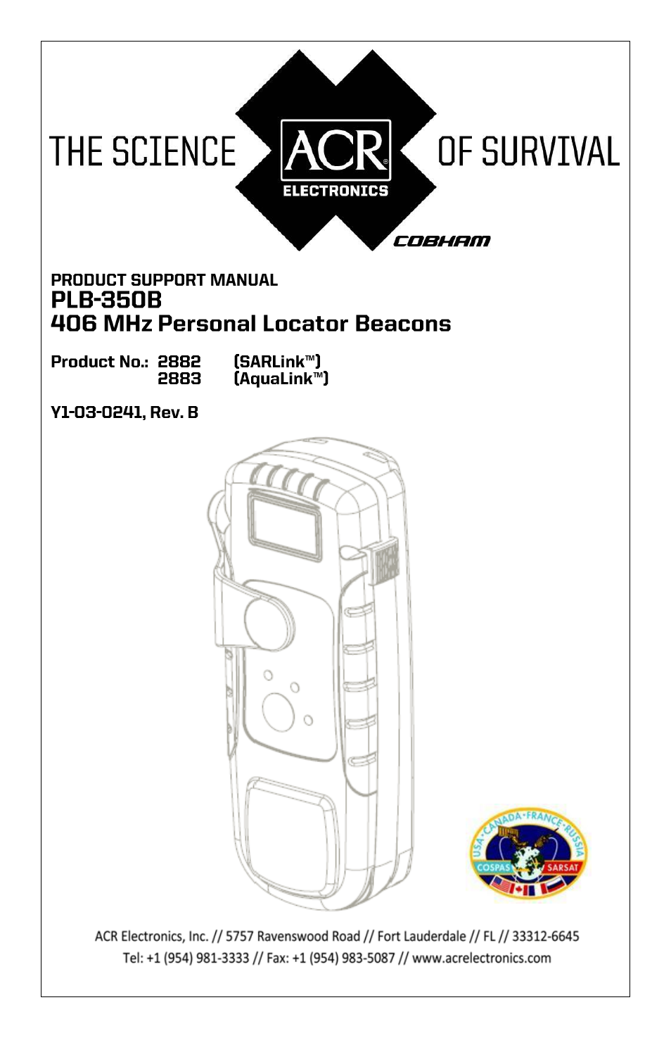 ACR Electronics PLB-350B User Manual | 22 pages