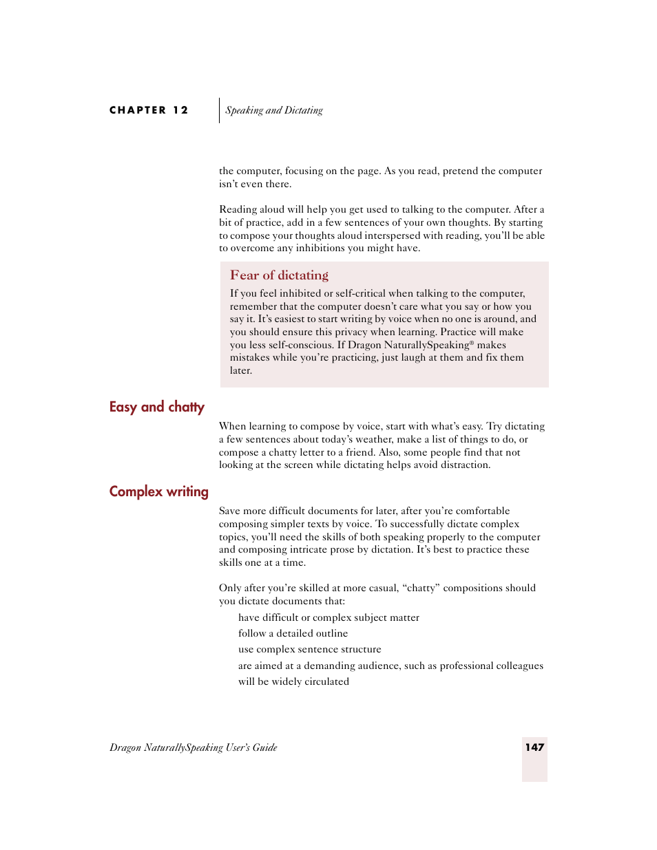 Easy and chatty, Complex writing | Sony ICD-BP150VTP User Manual | Page 155 / 268