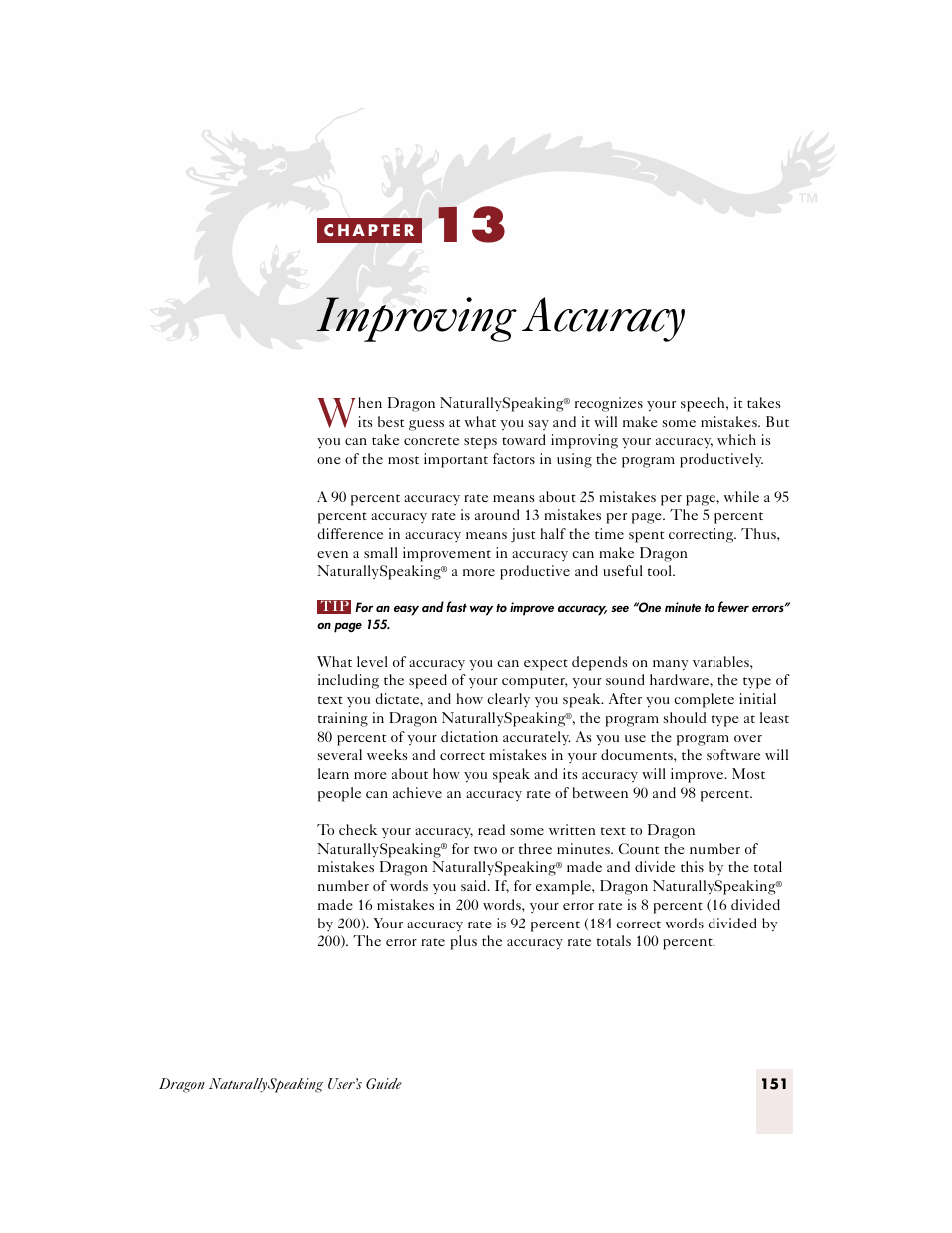 Improving accuracy, C h a p t e r 1 3 | Sony ICD-BP150VTP User Manual | Page 159 / 268