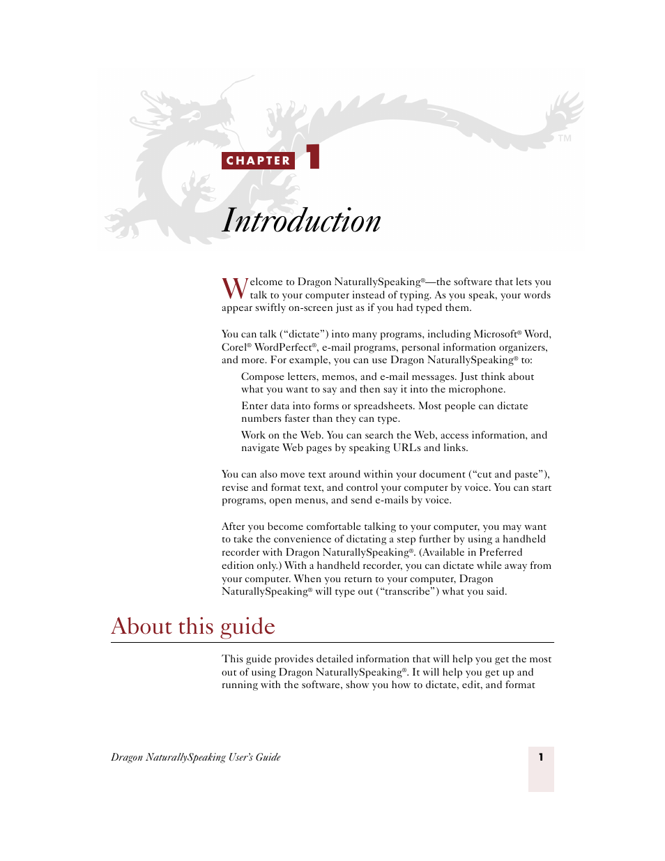 Introduction, About this guide, C h a p t e r 1 | Sony ICD-BP150VTP User Manual | Page 9 / 268