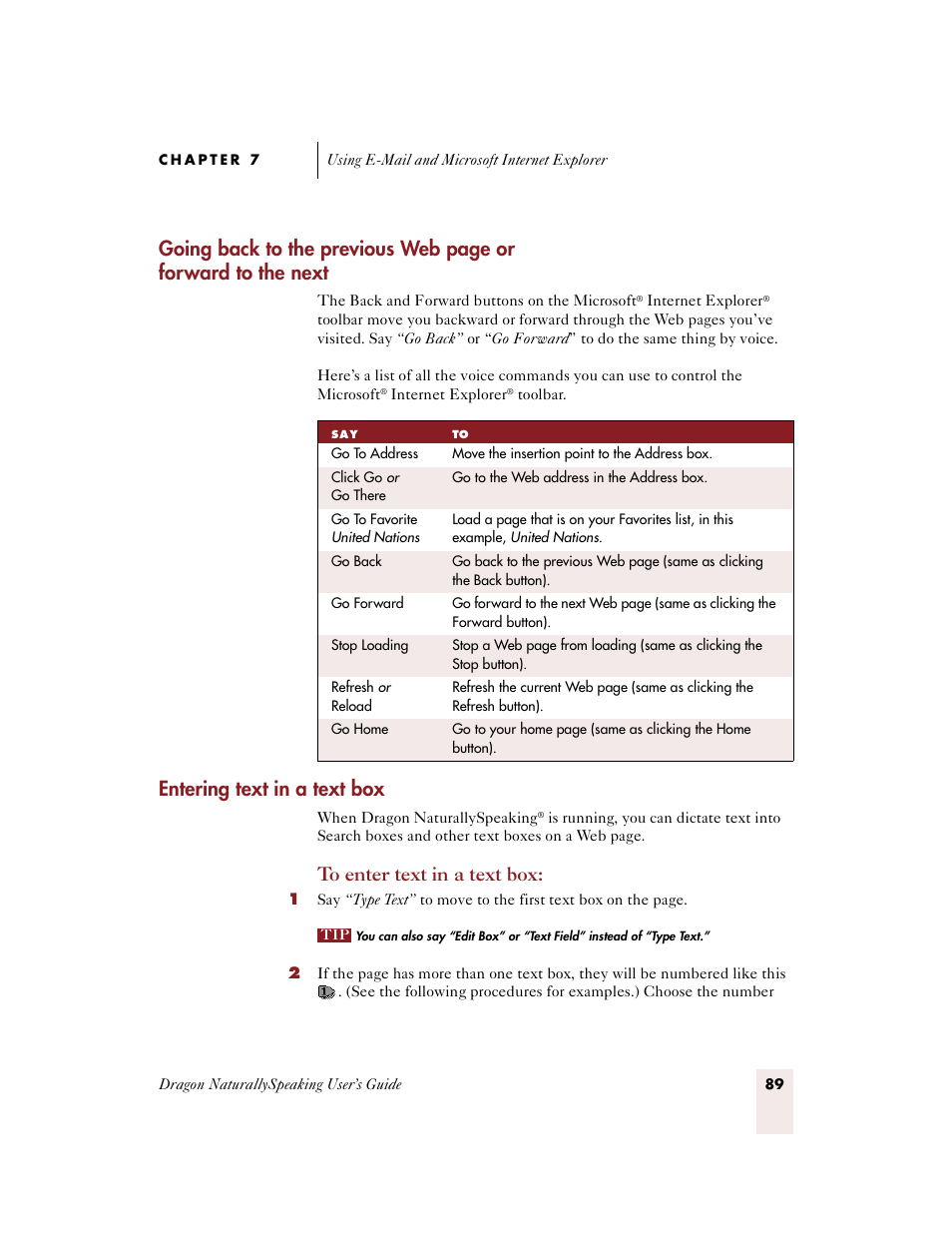 Entering text in a text box | Sony ICD-BP150VTP User Manual | Page 97 / 268