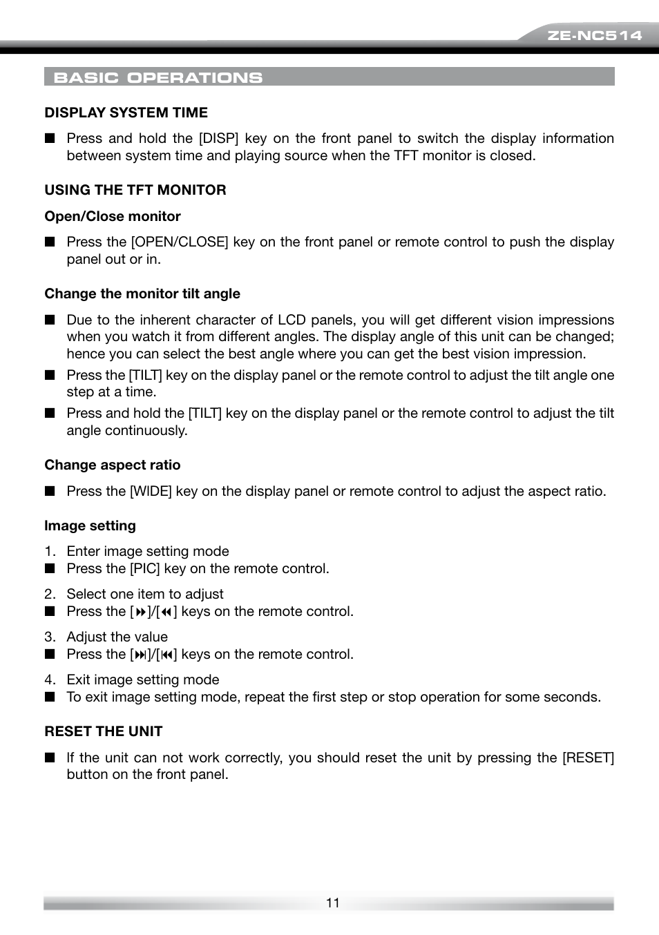 ACR Electronics ZE-NES14 User Manual | Page 11 / 50