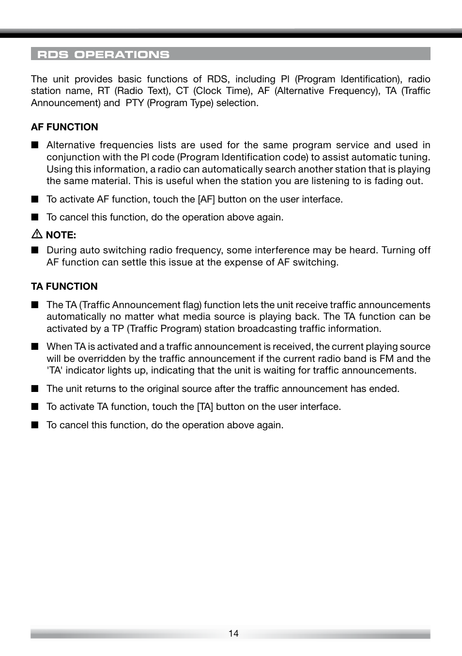ACR Electronics ZE-NES14 User Manual | Page 14 / 50