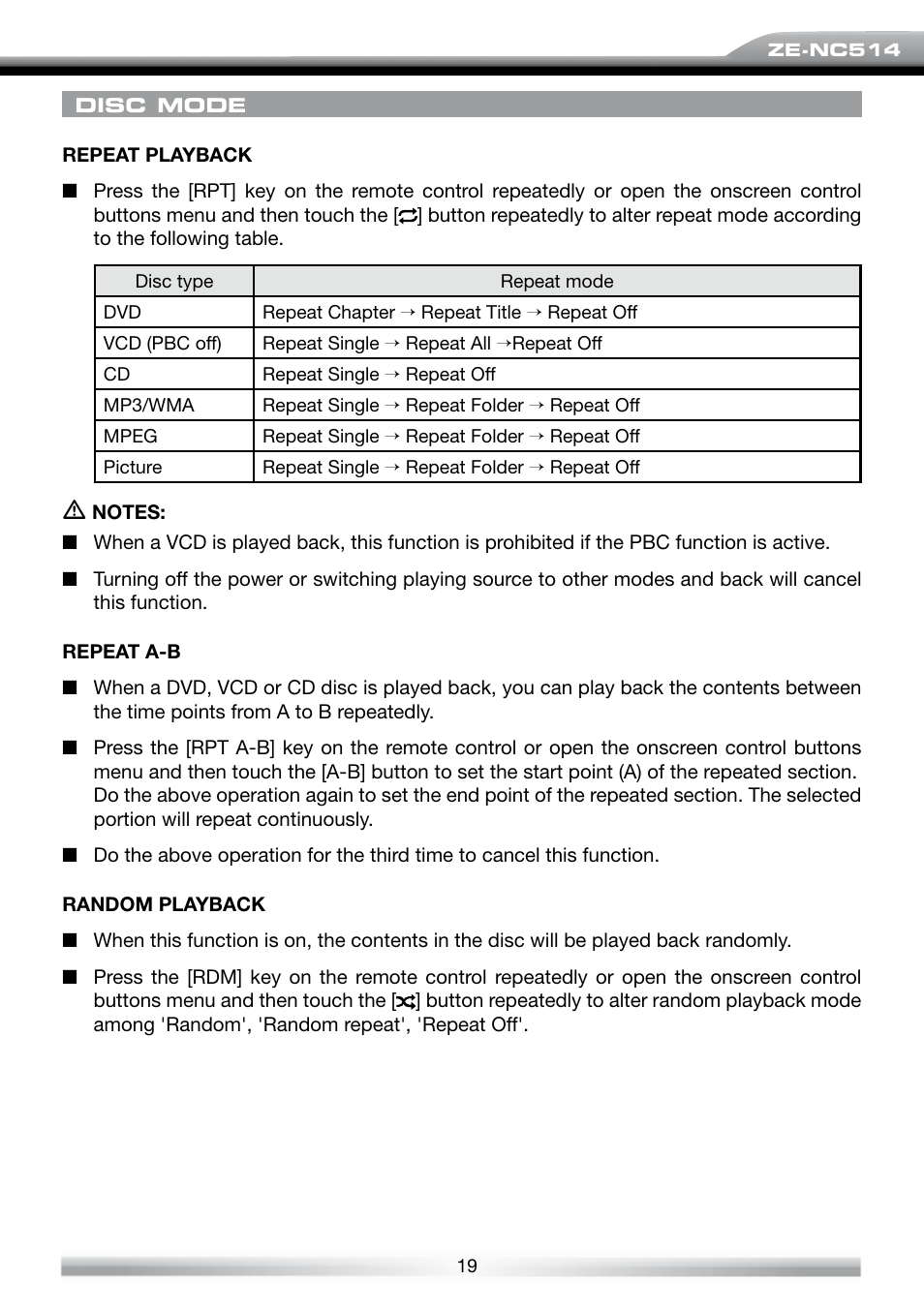 ACR Electronics ZE-NES14 User Manual | Page 19 / 50