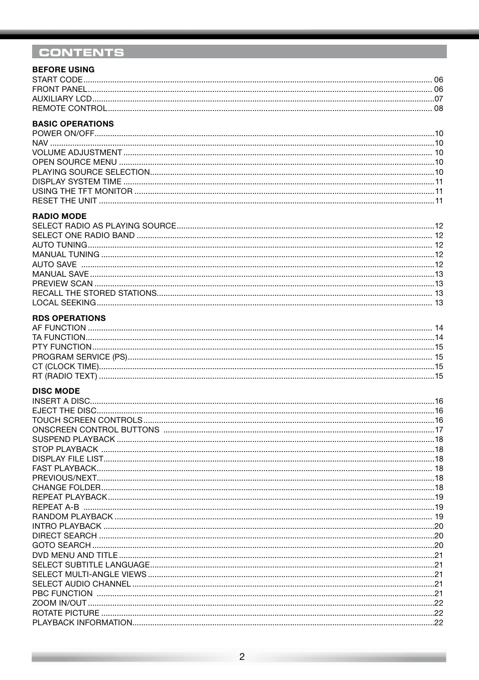 ACR Electronics ZE-NES14 User Manual | Page 2 / 50