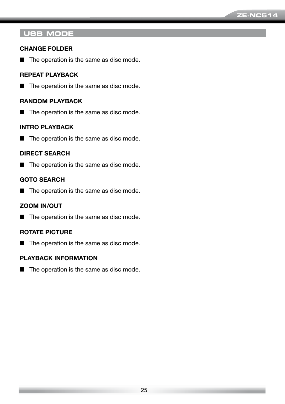 ACR Electronics ZE-NES14 User Manual | Page 25 / 50