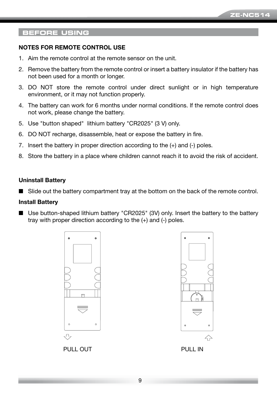 ACR Electronics ZE-NES14 User Manual | Page 9 / 50