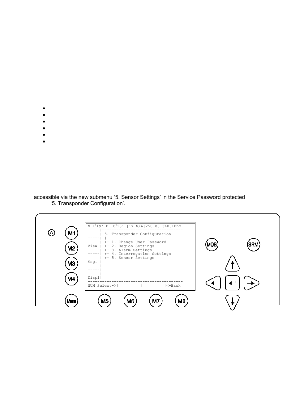 8 sensor software configuration | ACR Electronics Nauticast 2607 User Manual | Page 19 / 83