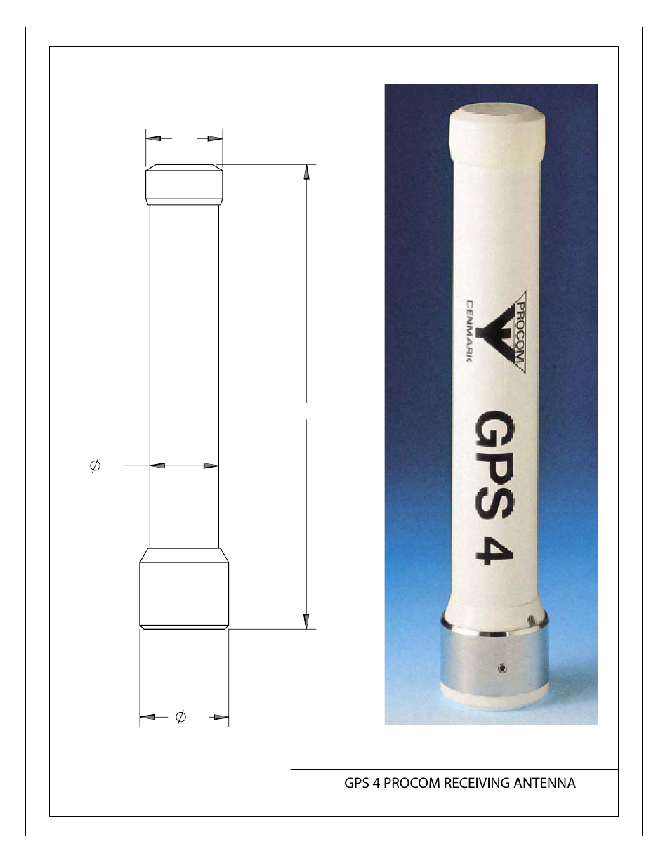 Gps 4 procom receiving antenna | ACR Electronics Nauticast 2607 User Manual | Page 60 / 83