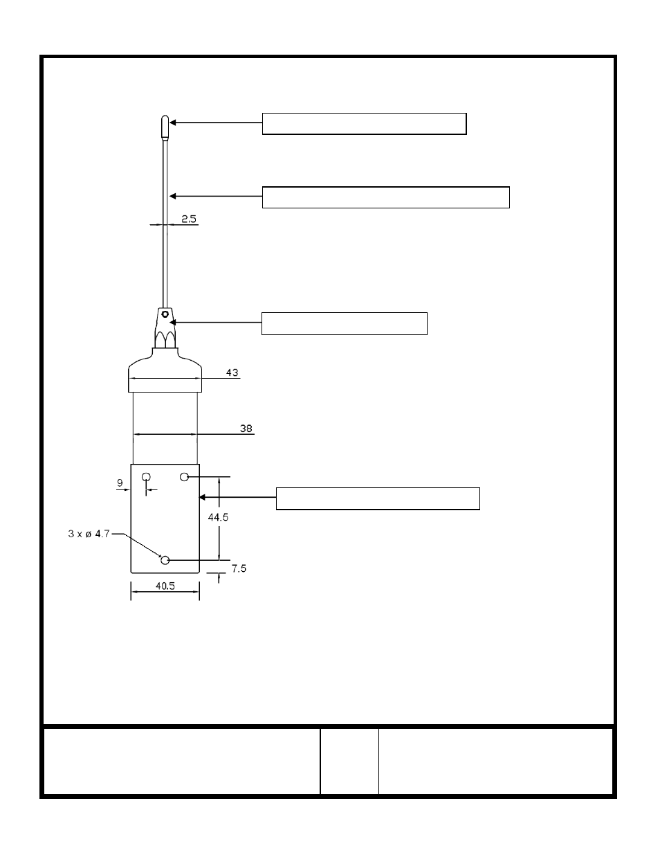 2628 antenna width dimensions | ACR Electronics Nauticast 2607 User Manual | Page 67 / 83