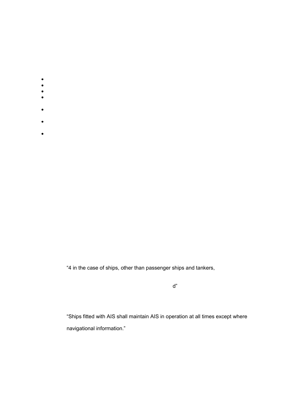 4 carriage requirement | ACR Electronics Nauticast 2607 User Manual | Page 8 / 83