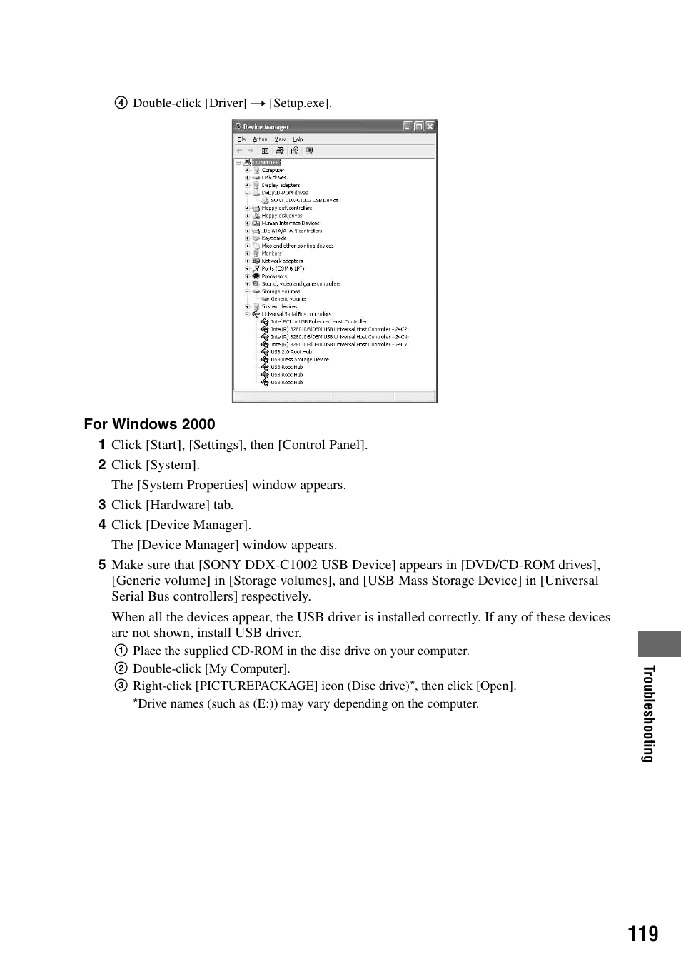 Sony DCR-DVD405 User Manual | Page 119 / 148