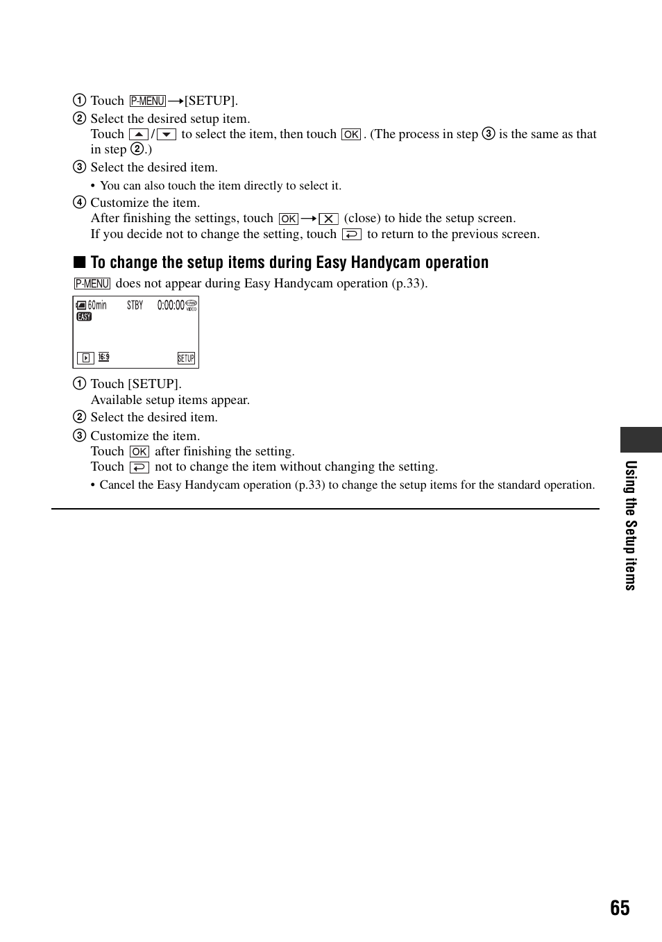 Sony DCR-DVD405 User Manual | Page 65 / 148