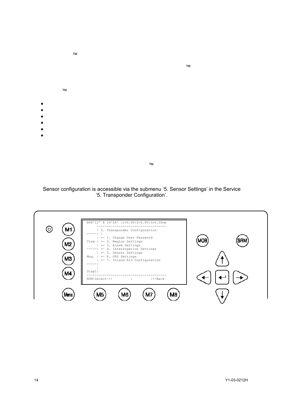 Sensor software configuration, Introduction, 8 sensor software configuration | ACR Electronics 2662 User Manual | Page 18 / 100