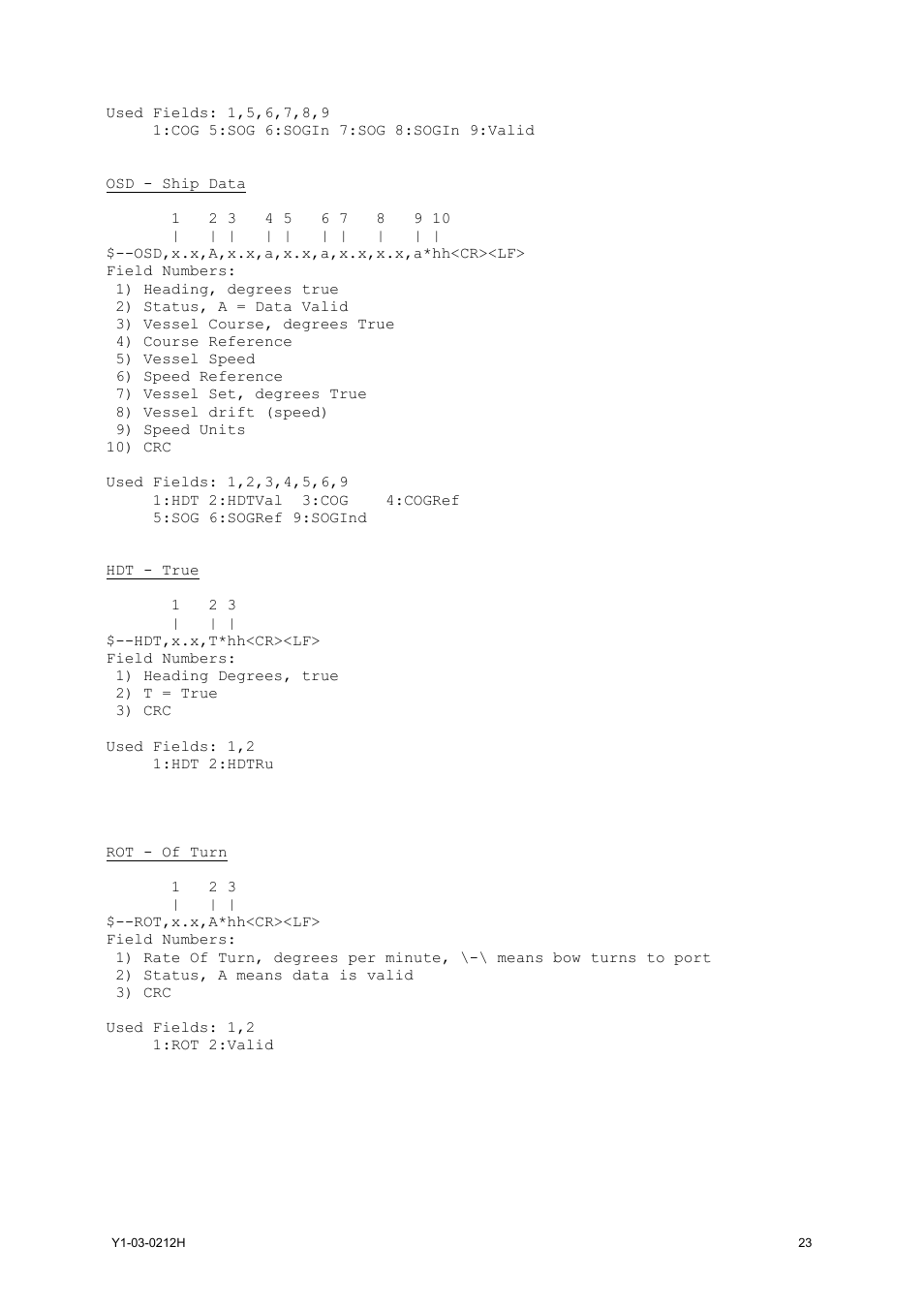 Calculated values | ACR Electronics 2662 User Manual | Page 27 / 100