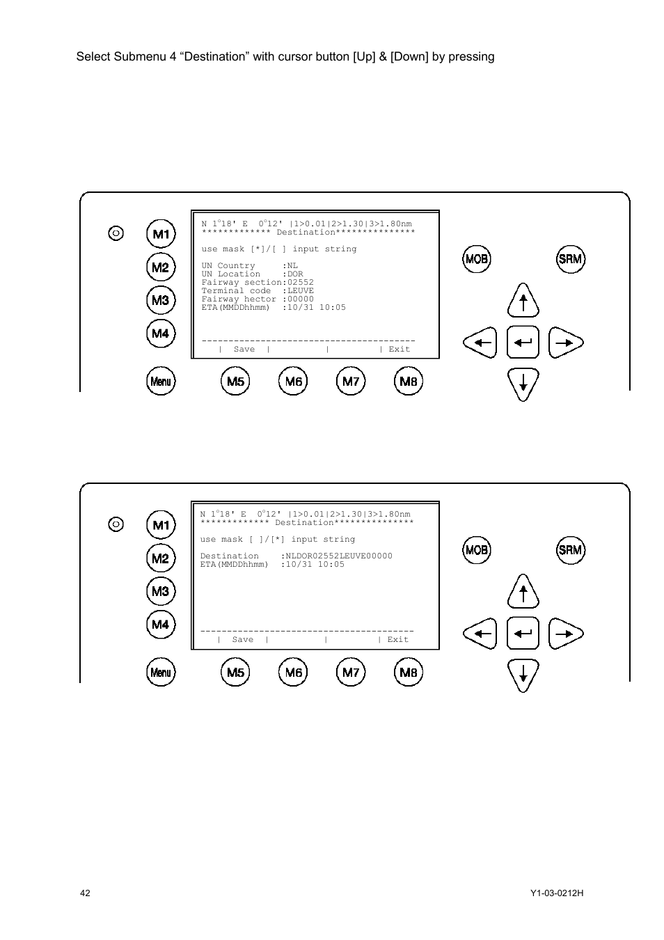 Entering inland ais configuration | ACR Electronics 2662 User Manual | Page 46 / 100