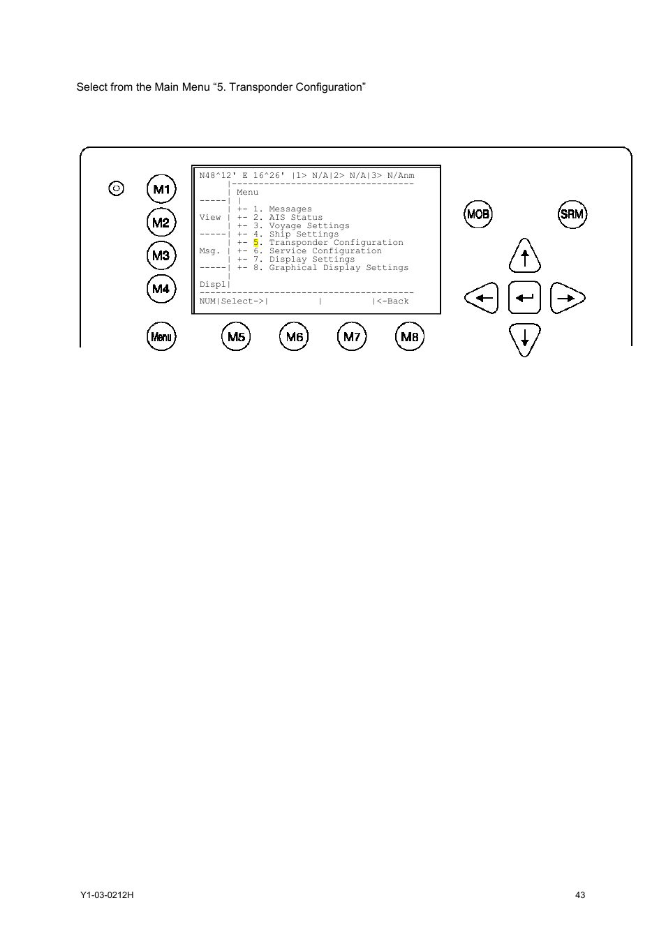 5 entering inland ais configuration | ACR Electronics 2662 User Manual | Page 47 / 100