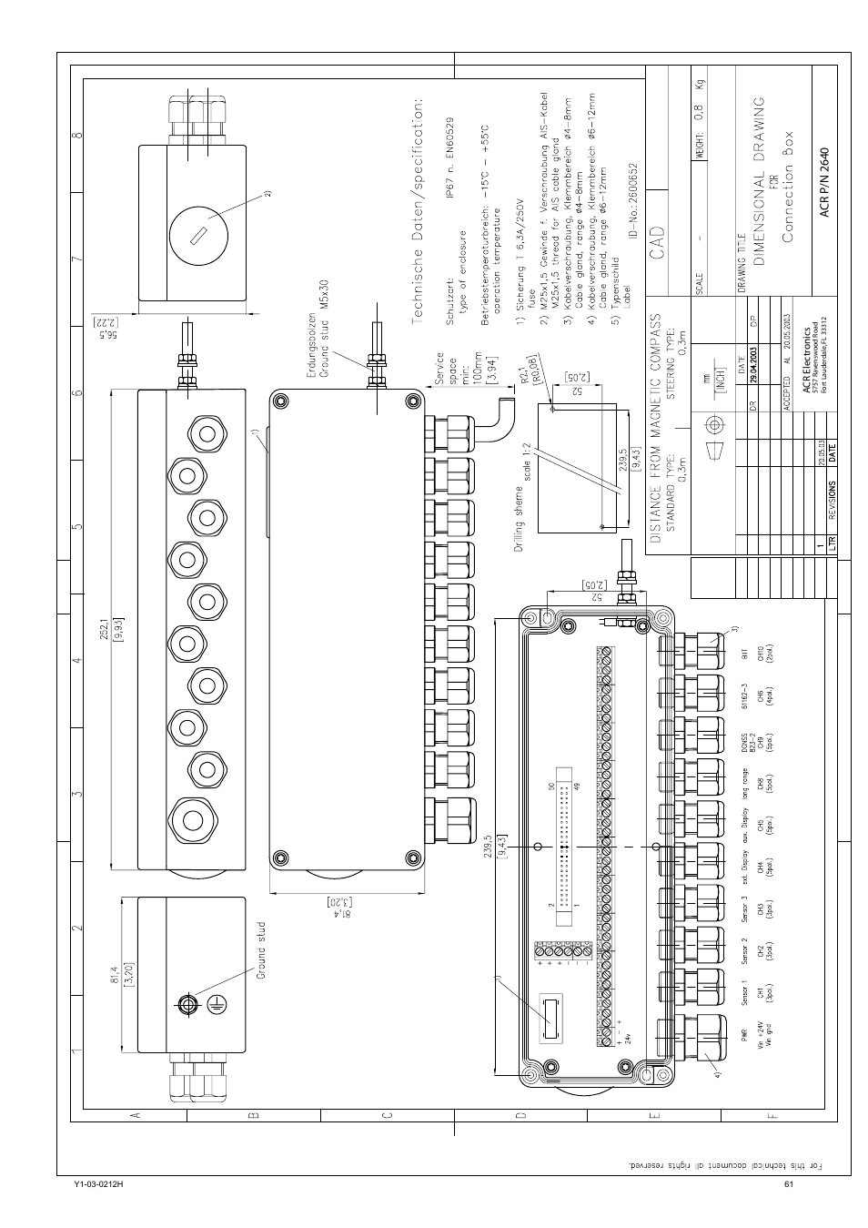 Acr p/n 2640 | ACR Electronics 2662 User Manual | Page 65 / 100