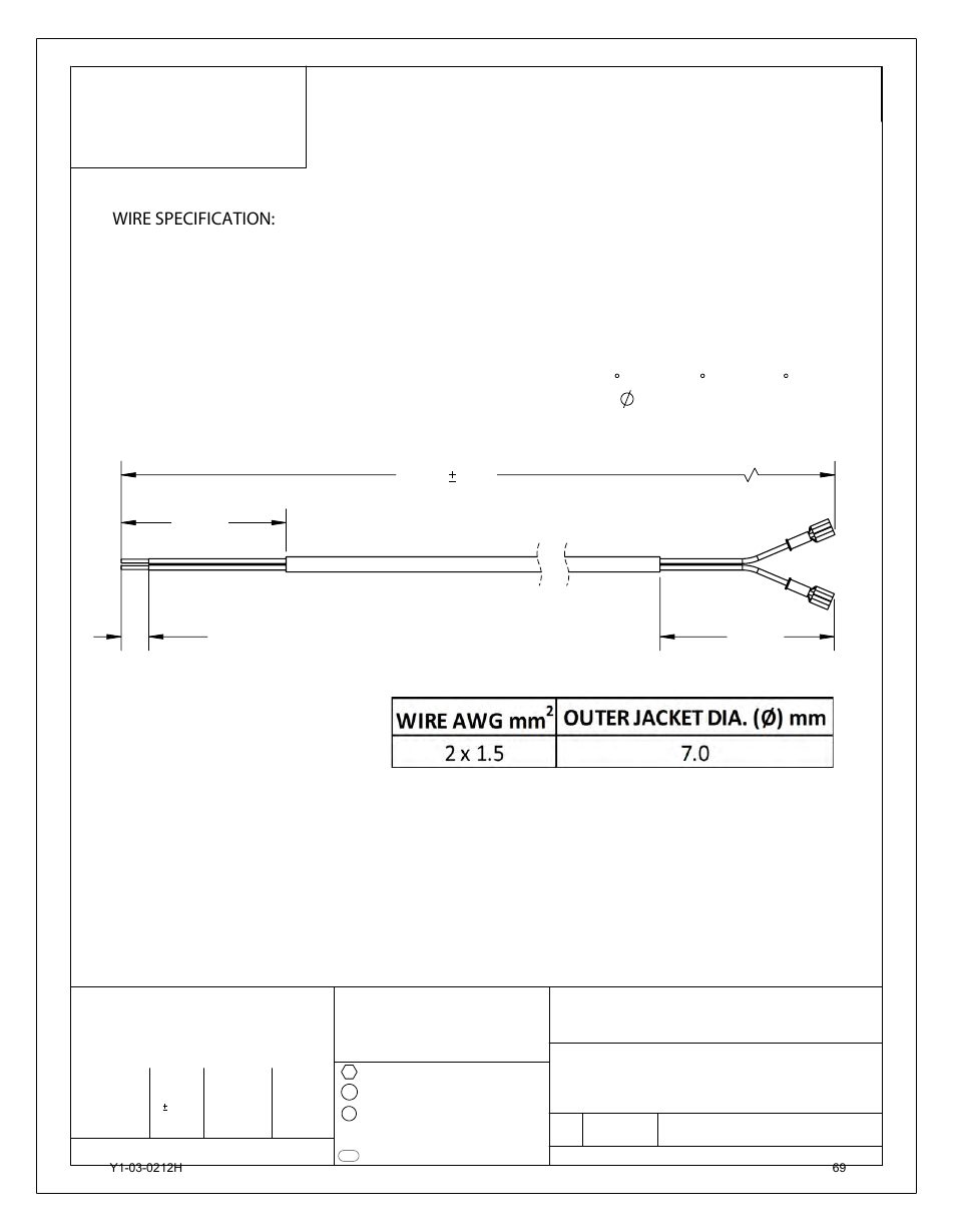 Cable 10 meters, Ais ext. dc power, Acr electronics, inc | ACR Electronics 2662 User Manual | Page 73 / 100