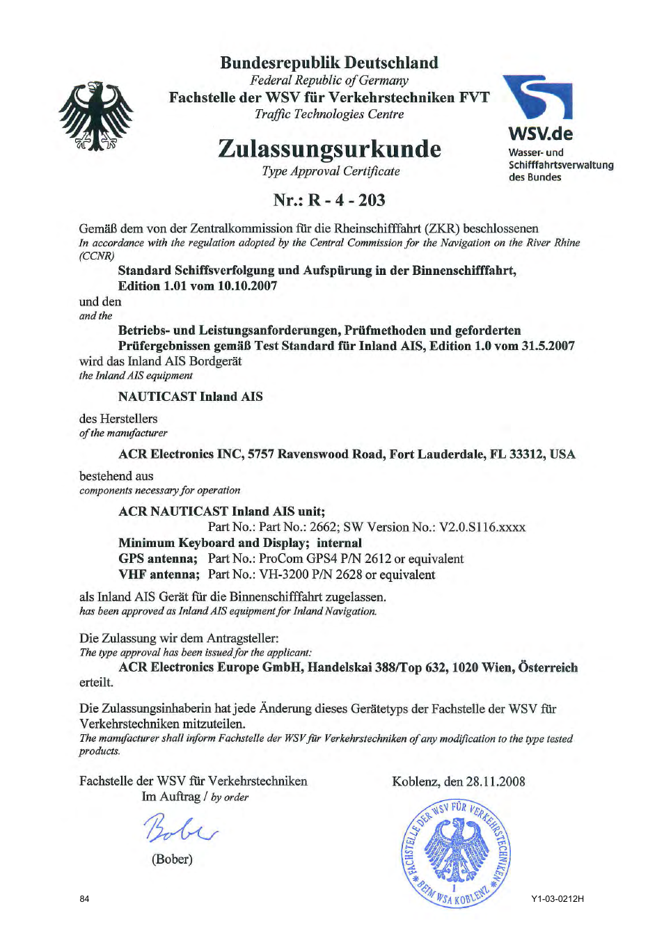 ACR Electronics 2662 User Manual | Page 88 / 100