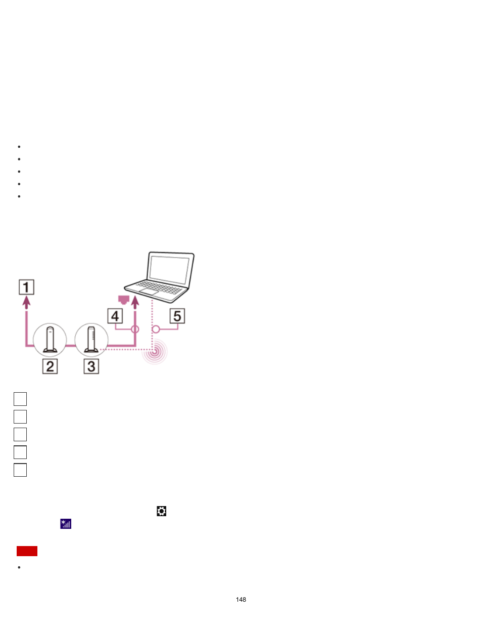Connecting to the internet | Sony SVD13236PXW User Manual | Page 148 / 497