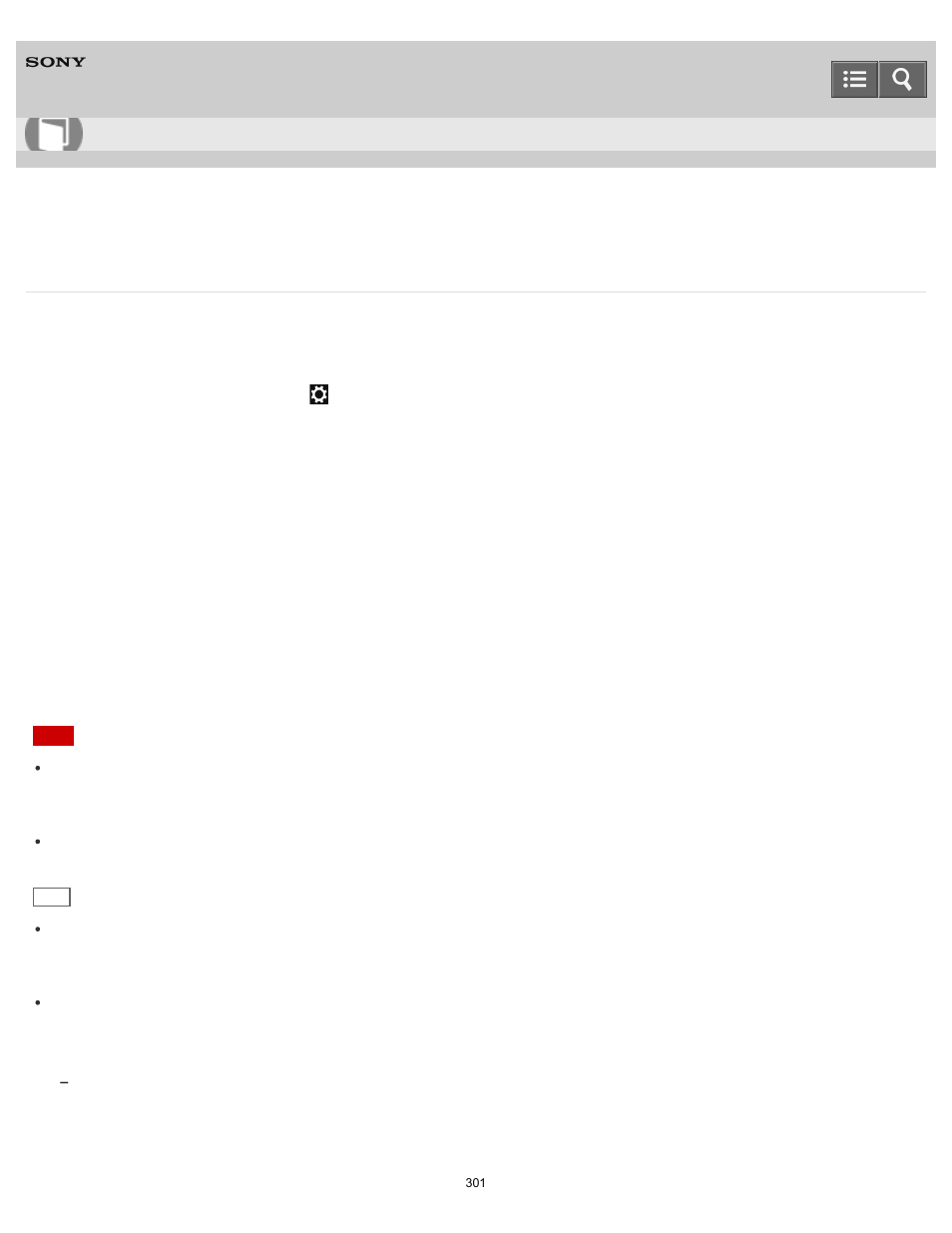 User guide | Sony SVD13236PXW User Manual | Page 301 / 497