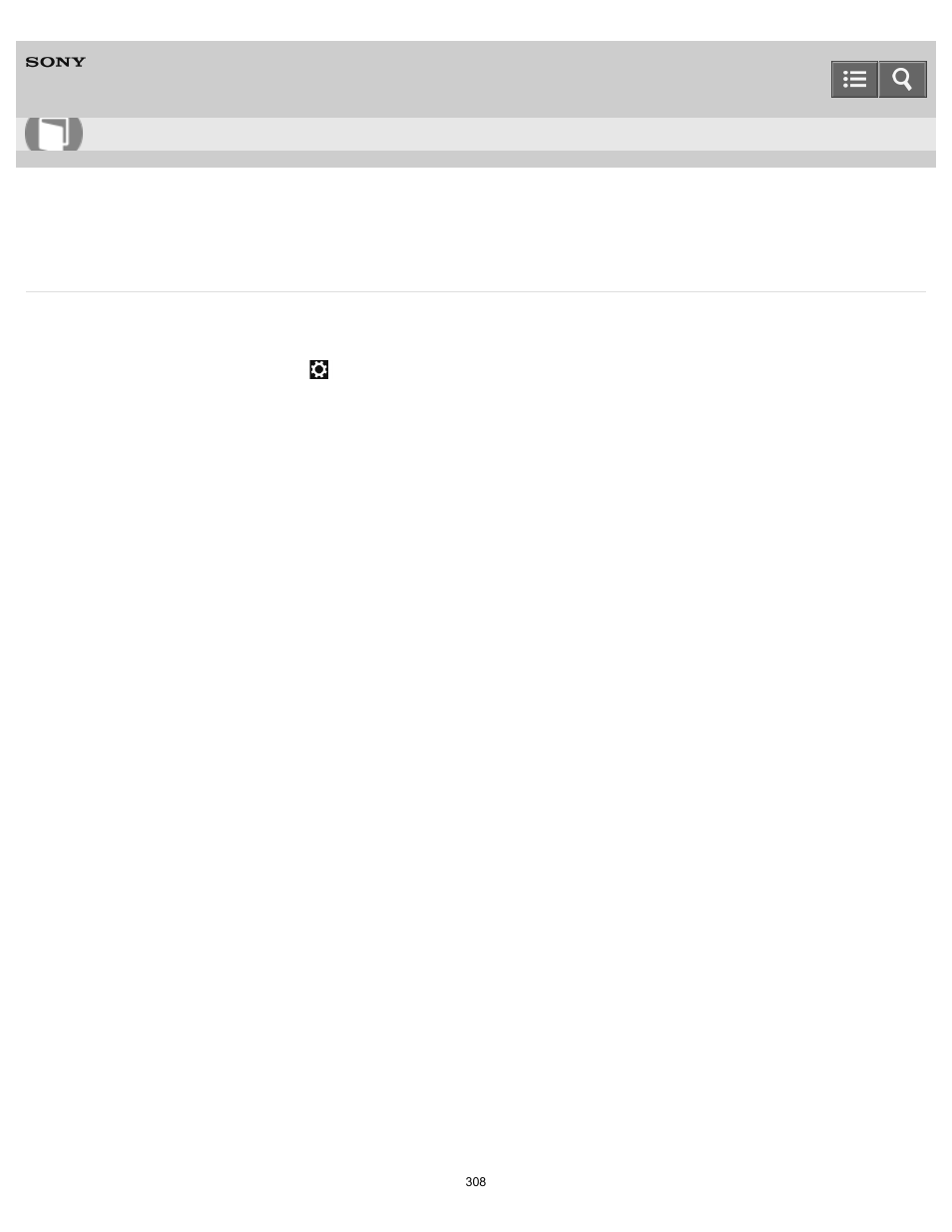 User guide | Sony SVD13236PXW User Manual | Page 308 / 497