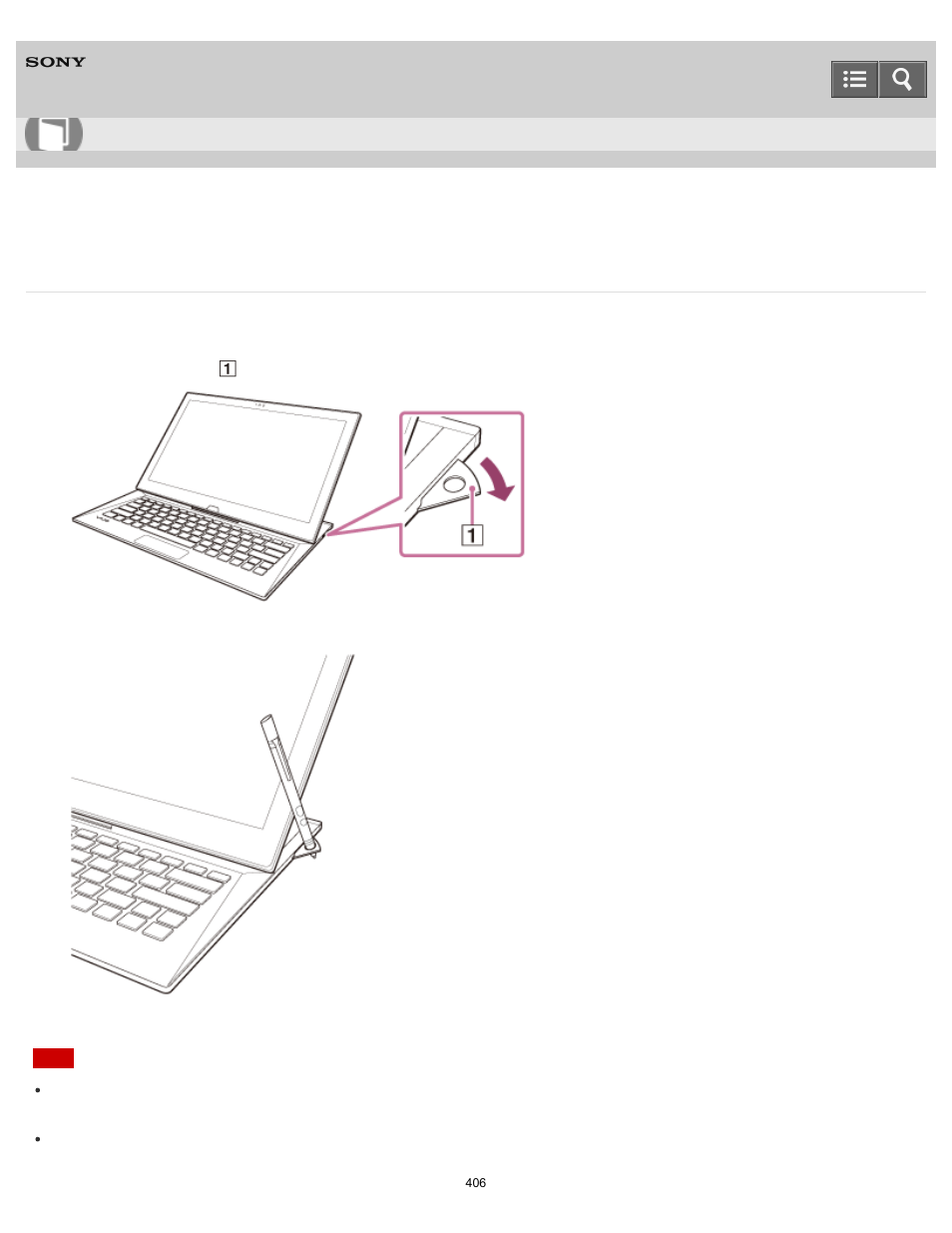 User guide | Sony SVD13236PXW User Manual | Page 406 / 497