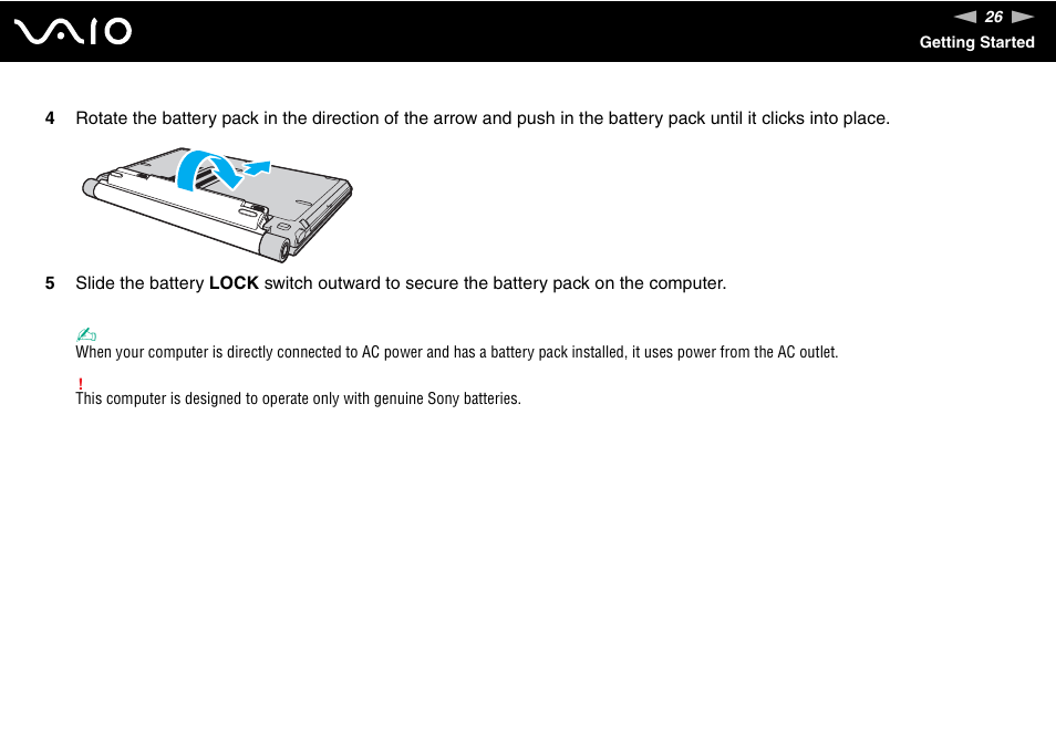 Sony VGN-TZ290 User Manual | Page 26 / 240