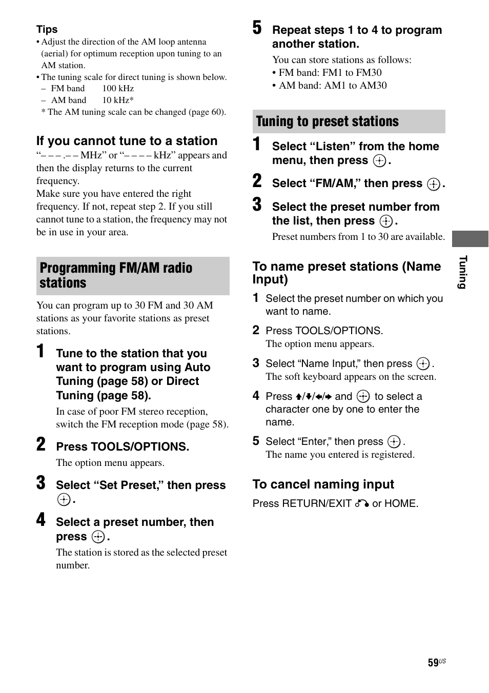 Sony STR-DA3700ES User Manual | Page 59 / 146