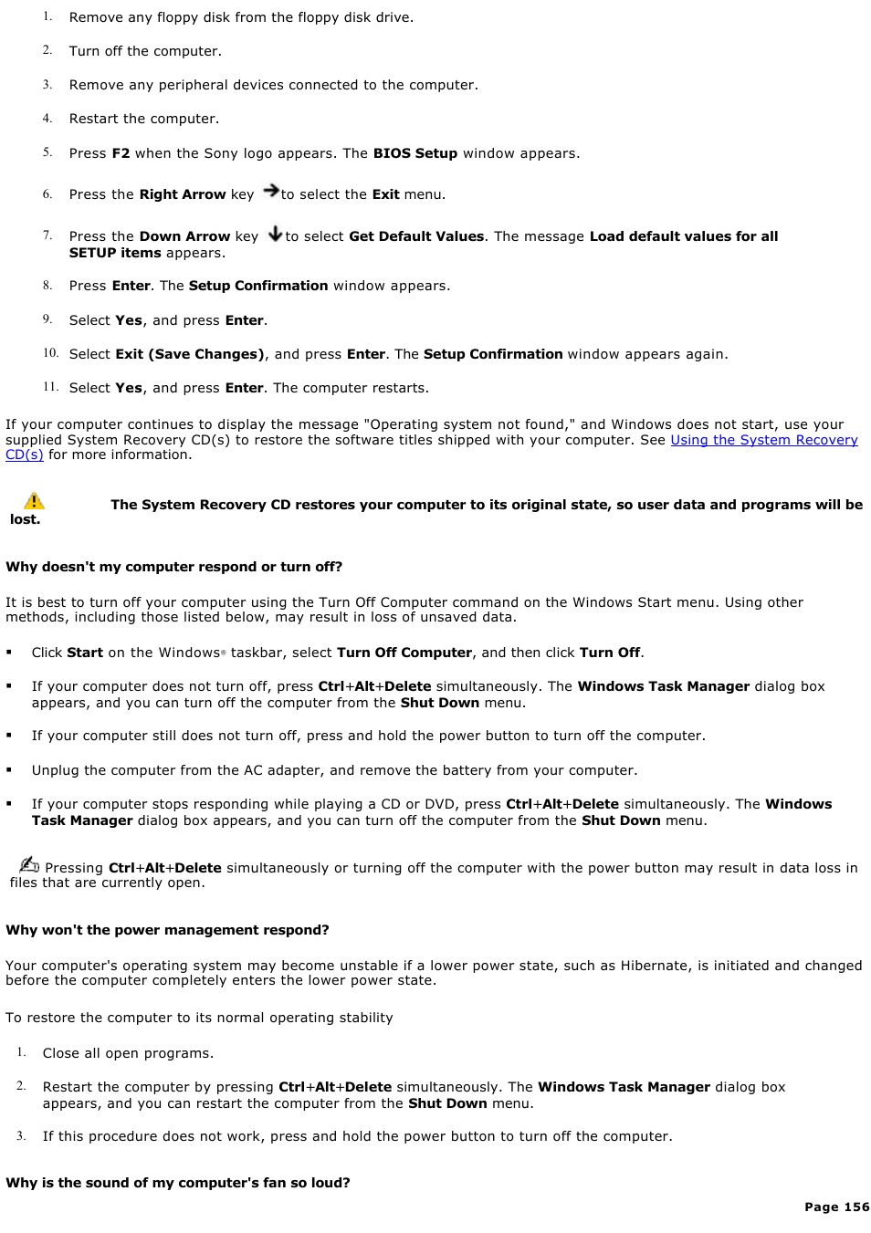 Sony PCG-R505DC User Manual | Page 156 / 174