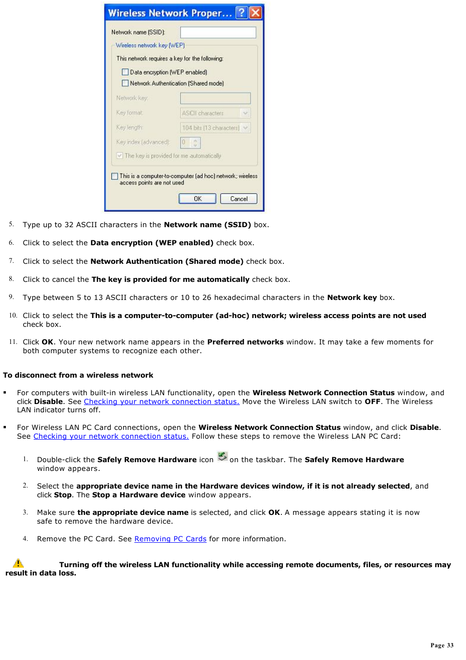 Sony PCG-R505DC User Manual | Page 33 / 174